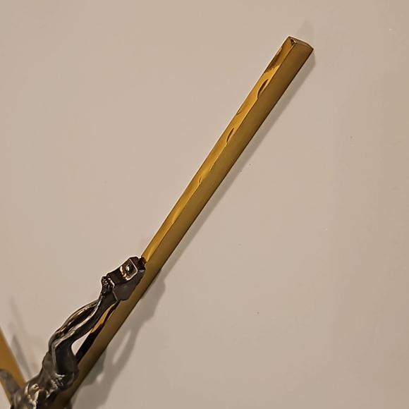 Holy Spiritual Religious Crucifix Cross in Pewter & Brass Finish (#4) - Picture 4 of 14